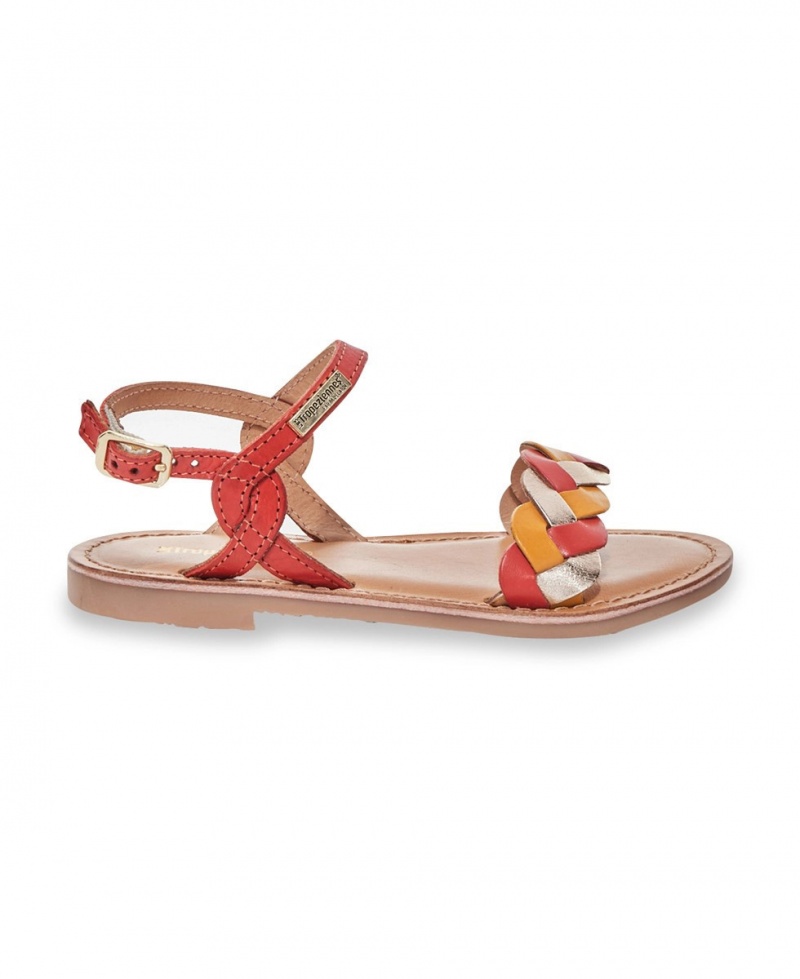 Sandales Les Tropeziennes BONBON Corail Enfant|RTQX-47086640